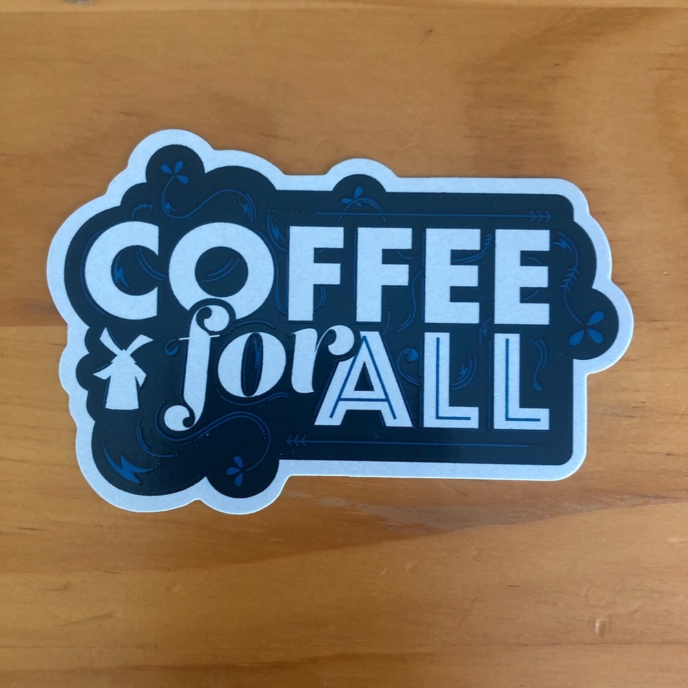 Dutch Bros Coffee For All Sticker